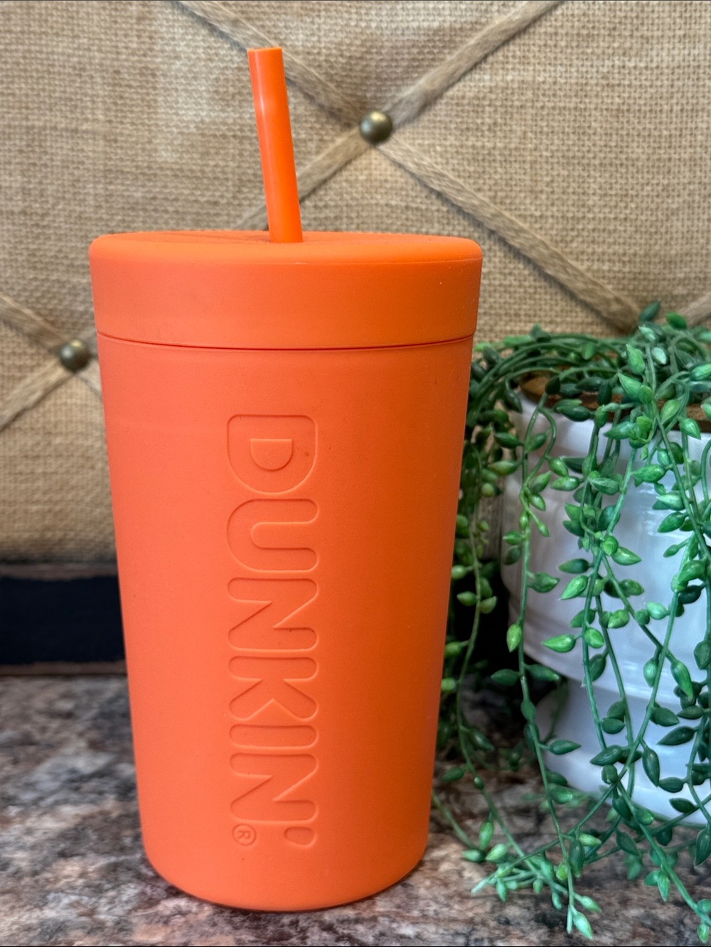 Dunkin Donuts Silicone tumbler